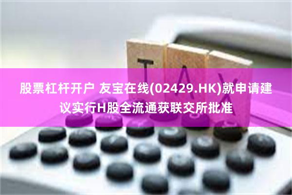 股票杠杆开户 友宝在线(02429.HK)就申请建议实行H股全流通获联交所批准