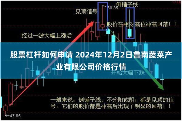 股票杠杆如何申请 2024年12月2日鲁南蔬菜产业有限公司价格行情